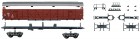 66646 Roco 4 axle Box car type Bromberg kit